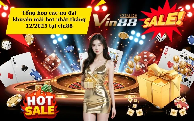 Tổng hợp các ưu đãi khuyến mãi hot nhất tháng 12/2025 tại vin88